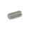 GN 615.8 Pressori a molla in acciaio INOX, sfera con cuscinetto a frizione, con intaglio Form: KN - Acciaio INOX, carico della molla standard