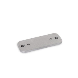 GN 7247.4 Gewindeplatten, Edelstahl, mit Innengweinde, für Mehrgelenkscharniere (Aluminium) 