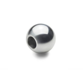 DIN 319 Kugelknöpfe Stahl, Aluminium Werkstoff: ST - Stahl<br />Form: K - mit Bohrung H7