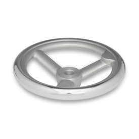 DIN 950 Handräder, Gusseisen / Aluminium Werkstoff: AL - Aluminium<br />Bohrungskennzeichen: B - ohne Nabennut<br />Form: A - ohne Griff