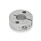 GN 7062.2 Anelli di bloccaggio con intaglio in acciaio INOX, con fori flangiati Tipo: A - Con due fori passanti