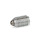 GN 615.1 Pressori a molla, con puntale, con intaglio, acciaio / acciaio INOX Tipo: BSN - Acciaio INOX, carico della molla elevato