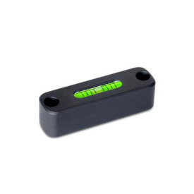 GN 2283 Längslibellen, Gehäuse Aluminium, zum Anschrauben Werkstoff / Oberfläche: ALS - eloxiert, schwarz<br />Empfindlichkeit: 6 - Winkelminuten, pro 2 mm Blasenweg<br />Form: AV - ausgerichtet, Montage von der Vorderseite (nicht justierbar)