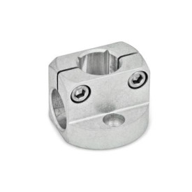 GN 473 Fuß-Klemmhalter, Aluminium Oberfläche: MT - matt, gleitgeschliffen