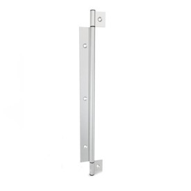 GN 2295 Scharniere, für Aluminiumprofile / Flächenelemente, dreiteilig Form: A - Scharnierflügel außenliegend<br />Kennzeichen: C - mit Senkbohrungen<br />l<sub>2</sub>: 485