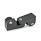 GN 285 Gelenk-Klemmverbinder, Aluminium Oberfläche: SW - schwarz, RAL 9005, strukturmatt