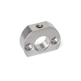 GN 612.1 Flange di posizionamento in acciaio INOX Materiale: NI - Acciaio inox<br />Tipo: A - Foro di montaggio parallelo al puntale