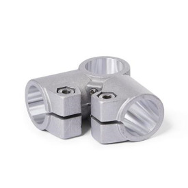 GN 196 Eck-Klemmverbinder, Aluminium Oberfläche: BL - blank, matt gestrahlt