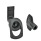 GN 115.5 Chiusure per montaggio a scatto Tipo: DK - Con innesto triangolare (DK6,5)
Finitura: SW - Nero, RAL 9005, finitura strutturata
N° identificativo: 3 - Corpo di contenimento serratura con arresto, tondo con maniglia