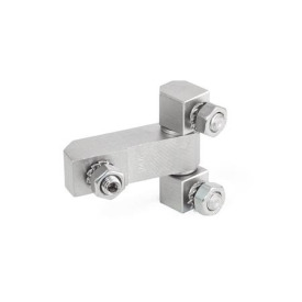 GN 129.2 Scharniere, Edelstahl, 3-teilig Werkstoff: A4 - Edelstahl