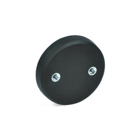 GN 51.6 Haltemagnete, mit 2 Innengewinden, mit Gummiummantelung 