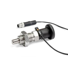 GN 817.6 Rastbolzen, Edelstahl, mit Sensor zur Positionsabfrage Form: EB - mit Einrastabfrage, ohne Rastsperre