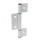 GN 2295 Scharniere, für Aluminiumprofile / Flächenelemente, dreiteilig Form: A - Scharnierflügel außenliegend
Kennzeichen: C - mit Senkbohrungen
l<sub>2</sub>: 165 / 335