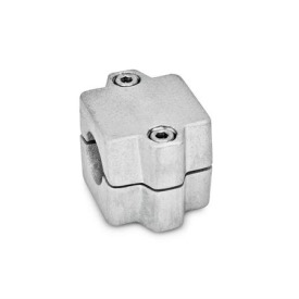 GN 241 Muffen-Klemmverbinder, Aluminium d<sub>1</sub> / s: B - Bohrung<br />Oberfläche: BL - blank, matt gestrahlt