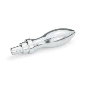 DIN 98 Drehbare Ballengriffe Stahl,  Aluminium, Kunststoff Werkstoff: ST - Stahl<br />Form: D - mit zylindrischem Zapfen