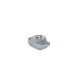 GN 51b Hammerkopfmuttern, Stahl / Edelstahl, für Aluprofile (b-Baukasten) Werkstoff / Oberfläche: SZ - Stahl, verzinkt, blau passiviert