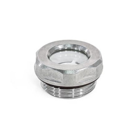 GN 743.10 Ölschaugläser, Edelstahl 1.4404 (A4), temperaturbeständig bis 180 °C Form: AK - mit Kunststoff-Reflektor