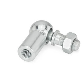DIN 71802 Winkelgelenke mit Gewindezapfen Form: CS - mit Gewindezapfen, mit Sicherungsbügel