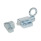 GN 724.6 Pistoncini di posizionamento a molla, acciaio/acciaio INOX, con perno smussato, con flangia per montaggio a filo Type: C1 - Smusso in alto
Materiale/Finitura: ZB - Zincato, passivato blu
Identification no.: 2 - Con pezzo di riscontro