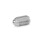 GN 615 Pressori a molla, con sfera, con intaglio, acciaio / acciaio INOX Tipo: KN - Acciaio INOX, carico della molla standard