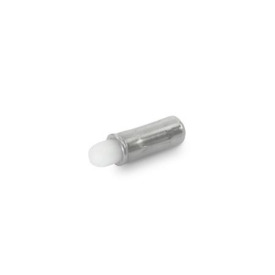 GN 614.4 Federnde Druckstücke, zum Einpressen, mit Bolzen Werkstoff (Bolzen): KU - Kunststoff (Polyacetal POM)