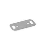 Distanzplatten, Edelstahl, für Mehrgelenkscharniere (Aluminium)