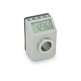 GN 9053 Stellungsanzeiger, 6-stellig, elektronisch, LCD-Display Farbe: GR - grau, RAL 7035