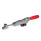 GN 850.1 Edelstahl-Verschlussspanner, für Zugspannung Form: TT - mit Zugachse, mit Gegenhalter, mit Zuganker mit T-Stück
Werkstoff: NI - Edelstahl