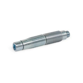 GN 23b Automatikverbinder, Stahl, für Aluprofile (b-Baukasten), stirnseitige Verbindung Größe: 10S