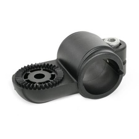 GN 278.9 Laschen-Klemmverbinder, Kunststoff Form: AV - mit Außenverzahnung<br />Farbe: SW - schwarz, RAL 9005, matt