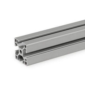 GN 10i Aluprofile, i-Baukasten, mit allseitig offenen Nuten, Profiltyp leicht Profilgröße: I-30306L<br />Oberfläche: N - eloxiert, naturfarben