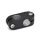 GN 131 Kreuz-Klemmverbinder, Aluminium Oberfläche: SW - schwarz, RAL 9005, strukturmatt