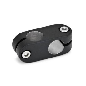 GN 131 Kreuz-Klemmverbinder, Aluminium Oberfläche: SW - schwarz, RAL 9005, strukturmatt