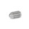 GN 615 Pressori a molla, con sfera, con intaglio, acciaio / acciaio INOX Tipo: KSN - Acciaio INOX, carico della molla elevato