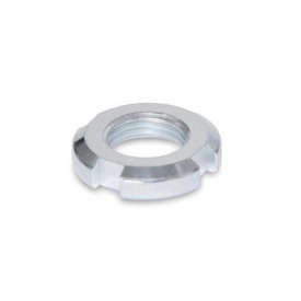 DIN 70852 Nutmuttern, Stahl, flache Bauform 