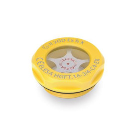 GN 543.6 ATEX-Schaugläser, Kunststoff Form: A - mit Reflektor