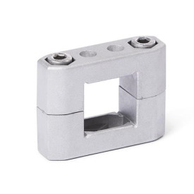 GN 231 Rohrschellen, Aluminium d<sub>1</sub> / s<sub>1</sub>: V - Vierkant<br />Oberfläche: BL - blank, matt gestrahlt