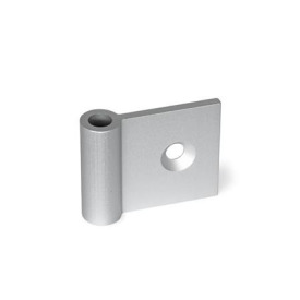 GN 2291 Scharnierflügel für Aluminiumprofile / Flächenelemente Form: IF - Scharnierflügel innenliegend<br />Kennzeichen: C - mit Senkbohrungen<br />l<sub>2</sub>: 40