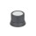 GN 726.2 Drehknöpfe, Aluminium, schwarz eloxiert Form: B - neutral, ohne Markierung oder Skala
Kennziffer: 2 - mit Spannzange