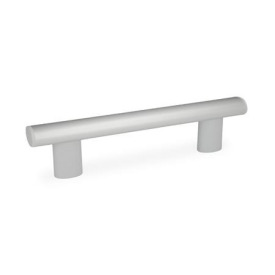 GN 366 Ovalrohrgriffe, Aluminium / Kunststoff Oberfläche: ELG - eloxiert, naturfarben