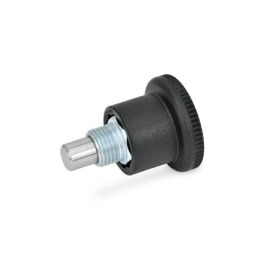 GN 822 Miniraster, Rastmechanik verdeckt Werkstoff: ST - Stahl<br />Form: B - ohne Rastsperre