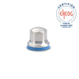 GN 1580 Muttern, Edelstahl, Hygienic Design Oberfläche: MT - mattiert (Ra < 0,8 µm)<br />Werkstoff (Dichtring): E - EPDM