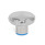 GN 5435 Sterngriffe, Edelstahl, Hygienic Design Oberfläche: MT - mattiert (Ra < 0,8 µm)
Werkstoff (Dichtring): E - EPDM