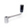 GN 369.5 Manovelle in acciaio INOX Tipo: A - senza intaglio