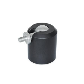 GN 784 Kugelgelenke, Aluminium Form: B - Kugel mit Außengewinde<br />Kennziffer: 2 - Klemmung mit Gewindestift mit Innensechskant