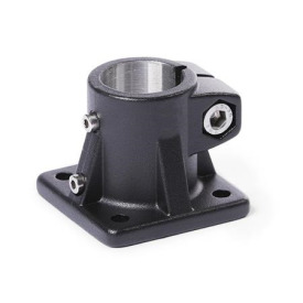 GN 163.1 Fuß-Verfahrschlitten für Lineareinheiten, Aluminium d<sub>1</sub>: B - Bohrung<br />Oberfläche: SW - schwarz, RAL 9005, strukturmatt