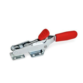 GN 850.2 Verschlussspanner, mit Verriegelung, für Zugspannung Form: T - mit Zugachse, mit Gegenhalter