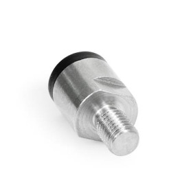 GN 52.5 Haltemagnete, Neodym-Eisen-Bor (NdFeB), Gehäuse Edelstahl, mit gummierter Haftfläche 