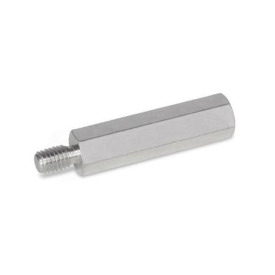 GN 6220 Abstandshalter, Edelstahl Werkstoff: NI - Edelstahl<br />Form: B - Innengewinde und Gewindezapfen