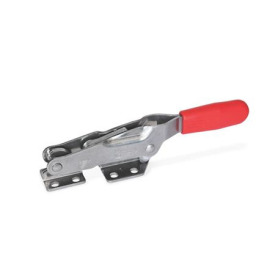 GN 850.1 Edelstahl-Verschlussspanner, für Zugspannung Form: T - mit Zugachse, mit Gegenhalter<br />Werkstoff: NI - Edelstahl